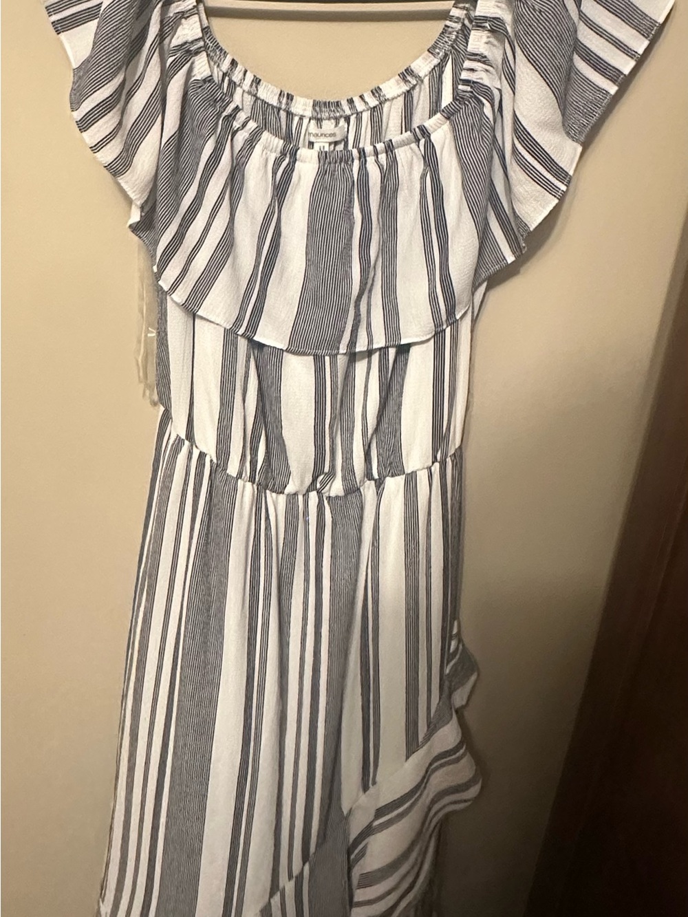 Maurices Black and White Striped Dress